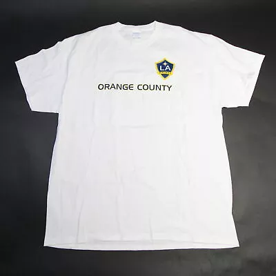 LA Galaxy Port & Company Short Sleeve Shirt Men's White New • $9.10