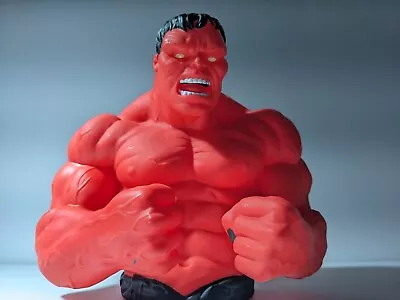 Marvel 2010 Red Incredible Hulk Bust Bank Vintage Comic Super Hero  • $9.99