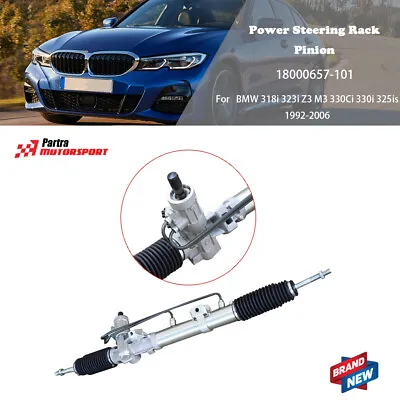 For 92-06 BMW 328Ci 328i 328iC Z3 Power Steering Rack AND Pinion 18000657101 • $122