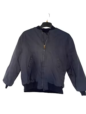 VTG Excalibur Bomber Mechanic Tanker Work Jacket Men's L Canvas Bomber • $29.99