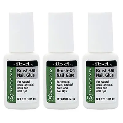 5 Second Brush-On Nail Glue 6 G For Nail Tips Full Cover Nails And For Repair • $12.23