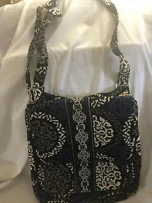 Pre Owned Vera Bradley Hipster Crossbody In Canterbury Cobalt • $12