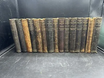 Makers Of History 15 Volumes Late 1800s Abbott Harpers • $200