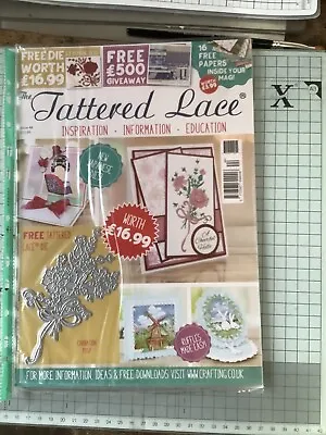 Tattered Lace Magazine With Die - Issue 44 - Carnation Posy • £5.30