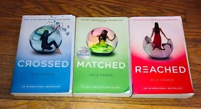 Lot Of 3 Ally Condie Crossed MATCHED Reached COMPLETE Trilogy Paperback • $9.99