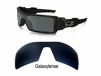 $5.93 • Buy Galaxy Replacement Lenses For Oakley Oil Rig Sunglasses Black Iridium Polarized