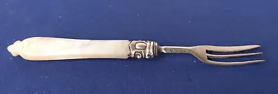 £18 • Buy VR Antique Mother-Of-Pearl / Silver Cake Fork, Sheffield 1854 Martin, Hall & Co