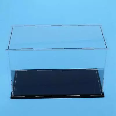 Acrylic Display Case Dustproof  Cabinet Organizer Countertop Box- Model Toy • £10.62