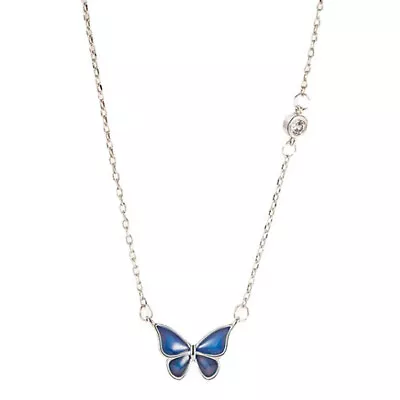 Mood Necklaces Butterfly Pendant Necklace Temperature Control Color Change • $1.09