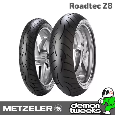 1 X 110/80 ZR18 58W M TL Front Metzeler Roadtec Z8 Interact Motorcycle Tyre • $133.19