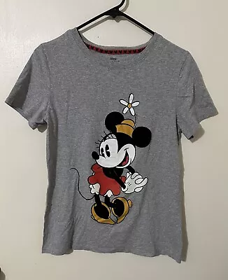 Disney Minnie Mouse T Shirt Women Size XL Color Gray  • $10