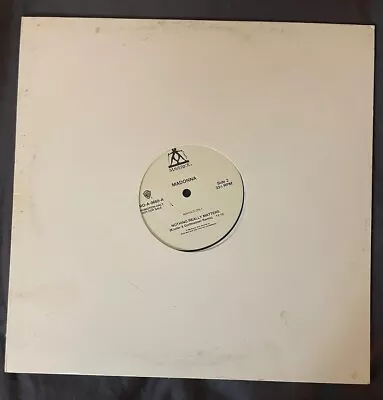 Madonna Advance Promo 12 Inch “Nothing Really Matters” Vinyl Rare Mint Sound! • $112