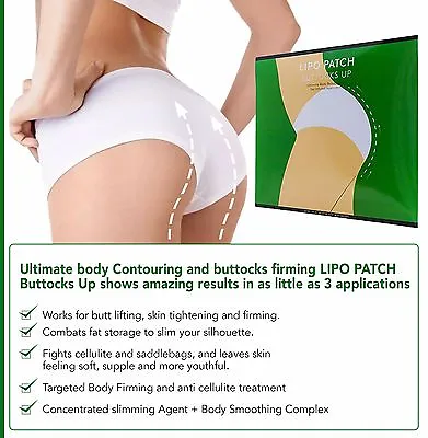 ULTIMATE BUTTOCKS UP Enhancement Shape BODY WRAPS It Works To Firm Tone 4 Pair   • $19.87