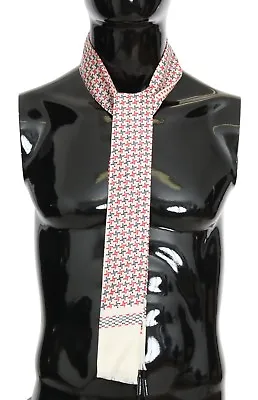 £68.40 • Buy DOLCE & GABBANA Scarf Multicolored Silk Skinny Necktie 140cm X 25cm