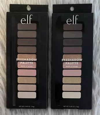 Lot Of 2 Elf Eyeshadow Palettes Nude Colors Need It Nude New In Box • $13.99