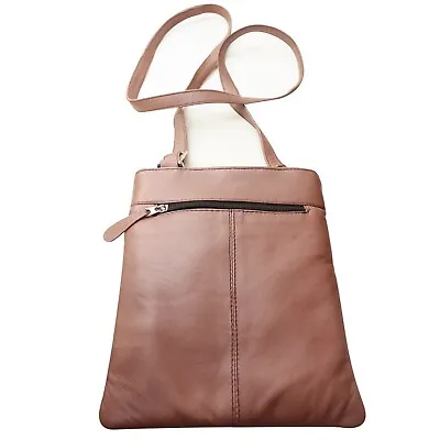 Ladies New Small Soft Leather Handbags Women Crossbody Shoulder Travel Purse Bag • £16.39