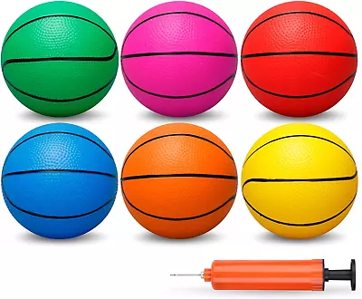 5 INCH PVC Mini Basketball For Indoor Basketball Mini Hoops Soft 5  Rubber For • $19.04