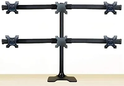 EZM Deluxe Hex LCD Monitor Mount Stand Free Standing - Up To 28  (002-0023) • $100