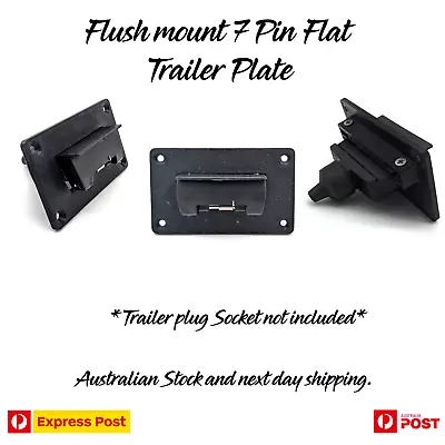 $27.97 • Buy Flush Mount 7 Pin Flat Trailer Flush Mount ** No PLUG *** UV Stable ***