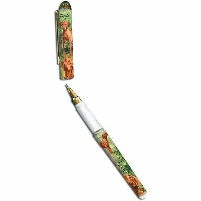 New Vizsla Pet Dog Designer Roller Pen By Artist Ruth Maystead - Vizslas • $9.99