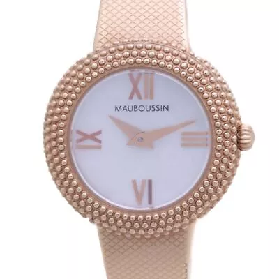 MAUBOUSSIN Rule De Premier Jour 9236102-900L Women's Watch /38791 • $295