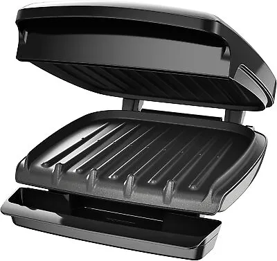 $39.95 • Buy George Foreman Electric Indoor Grill And Panini Press 4 Serving Classic Plate