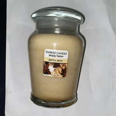 Yankee Candle Simply Home Pantry Spice Rare Hard To Find Medium • £17.50