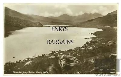 Snowdon From Capel Curig Lake Wales. Postcard Posted Slightly Bumped. • £2