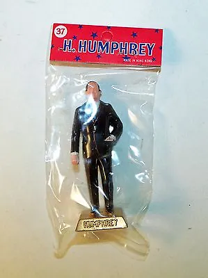 Vintage 1968 Marx Presidents Hubert Humphrey Sealed In Package • $7.99