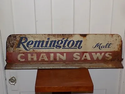 Vintage Remington/ Homelite Chain Saw Double Sided Store Display Sign • $425