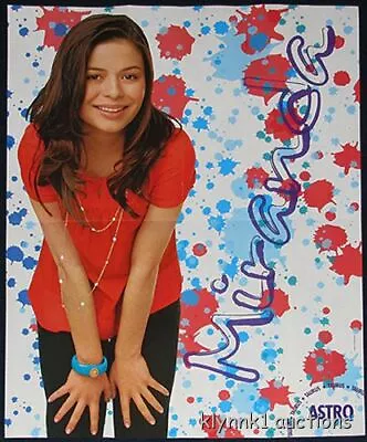 Miranda Cosgrove 2 Posters Centerfold Lot 1513A Miley And Taylor Lautner On Back • $6.84