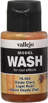 Acrylicos Vallejo 35 Ml Light Rust Wash  Model Wash Paint • £6.79