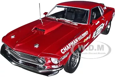 1969 Ford Mustang Boss 429 Gasser Red  Mr. Gasket  1/18 Diecast Acme A1801854 • $139.95