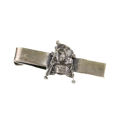 Vintage NASA Apollo 11 Lunar Module Sterling Silver Tie Clip • $75