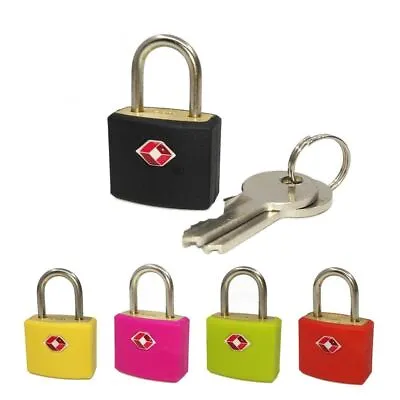 $14.01 • Buy TSA Luggage Lock Zinc Alloy Cabinet Lock Portable Security Tool  Travel
