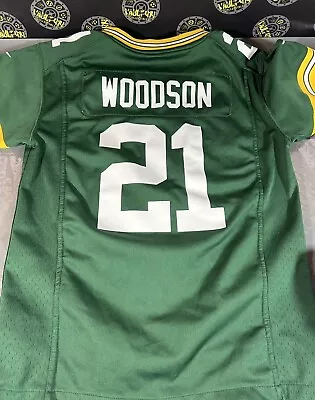 Charles Woodson Green Bay Packers NFL On Field Nike Football Jersey Youth M • $24.99