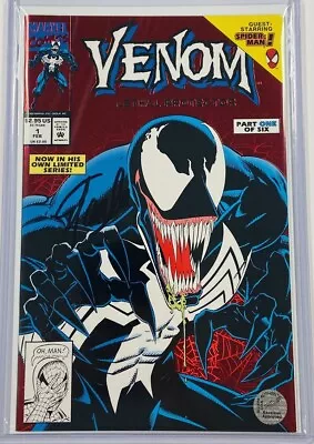 Marvel Venom Lethal Protector #1 Red Foil Autograph Signed By Stan Lee MCU 1993 • $599.99