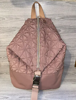 Gorgeous Fiorelli Sport Pink Quilted Rucksack Gym Bag Sold Out Used Once RRP£59 • £30