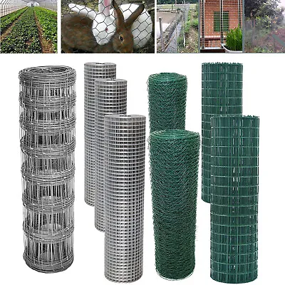 £27.50 • Buy Metal Pet Dog Barrier Fencing PVC Coated Wire Mesh Fence Vegetable Protection