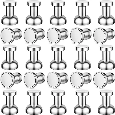 FINDMAG 25 Pack Small Magnets Refrigerator Magnets Push Pins Tiny Whiteboard M • $12.72