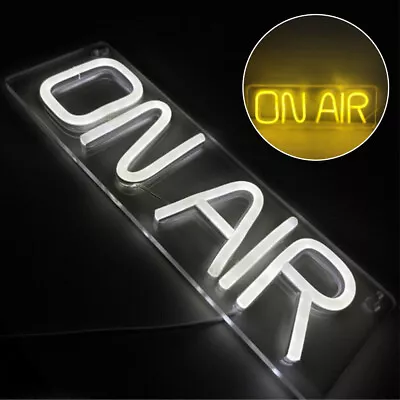 On Air Neon Sign On Off Recording Studio LED Lamp Bar Pub Wall Decoration Light • $13.50