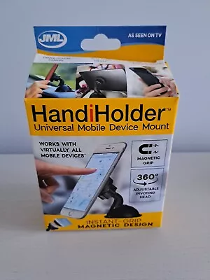 JML HandiHolder: Magnetic Phone/ Tablet/ Sat Nav Car Holder IPhoneSamsungGalaxy • £6.99