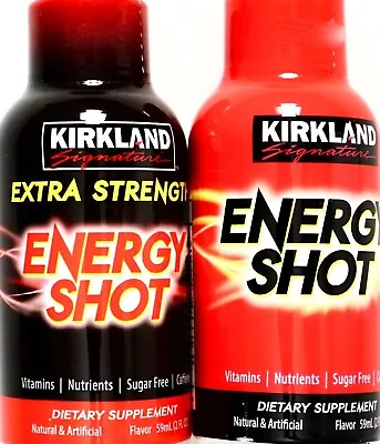 Kirkland 5+ Hours Energy Shot OR Extra-Strength No Sugar/Carb 2 OZ. Your Choice • $13.85