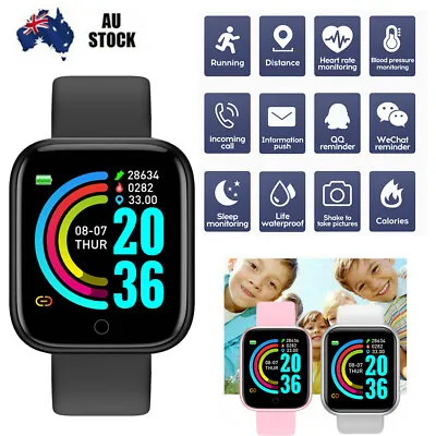 $15.99 • Buy Smart Watch Sport Fitness Activity Tracker APP Reminding For Kid Fit IOS Android