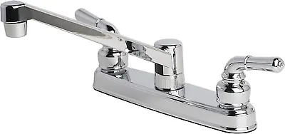 1300CP RV Mobile Home Non-Metallic Swivel Kitchen Sink Faucet Chrome Finish • $42.99