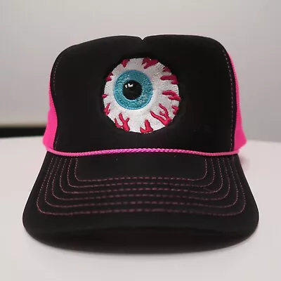 MNWKA MISHKA ADJUSTABLE TRUCKER HAT CAP BLACK PINK SNAPBACK EYE MESH Von Dutch • $39.99