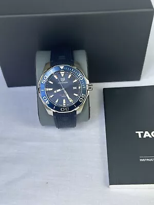 TAG Heuer Aquaracer Quartz 43mm Men's Watch - WAY101C.FT6153 (USED) • £399