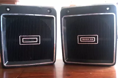 2   4-inch   Audio Speakers  -   Bass 48 • $12