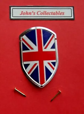 Gb Union Jack Walking / Hiking Stick Badge / Mount  Lot M New In Packet • £3.25