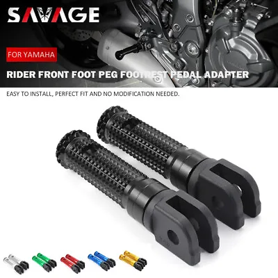 Rider Front Footpegs Foot Peg For YAMAHA MT09 SP MT-09 XSR900 YZF R7 2023 2024 • $28.23